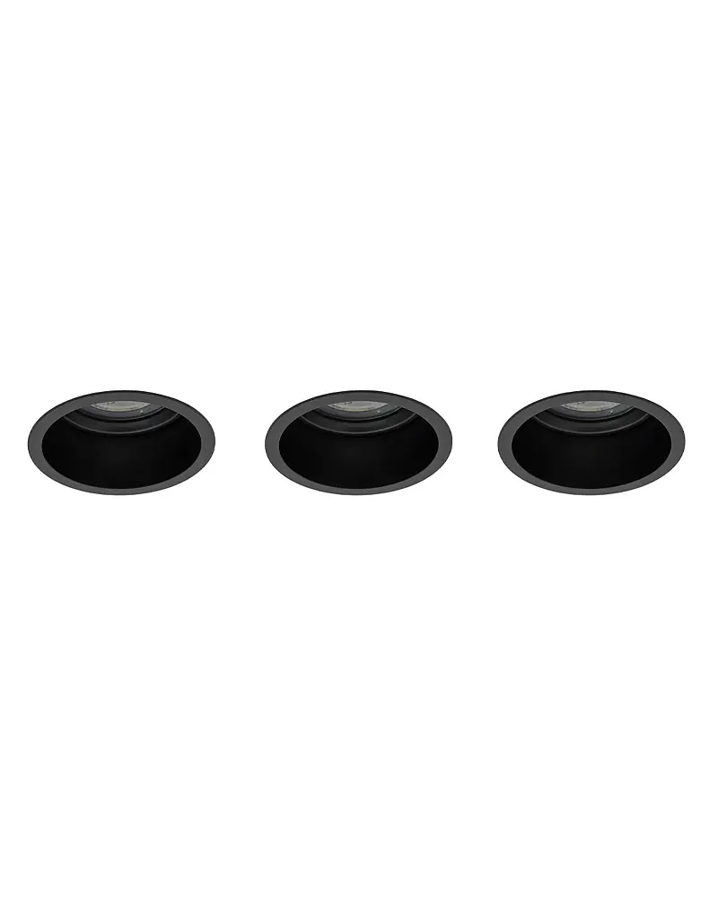 Точечный светильник Nowodvorski 10794 Cup GU10 3x10W IP20 черный - фото 5