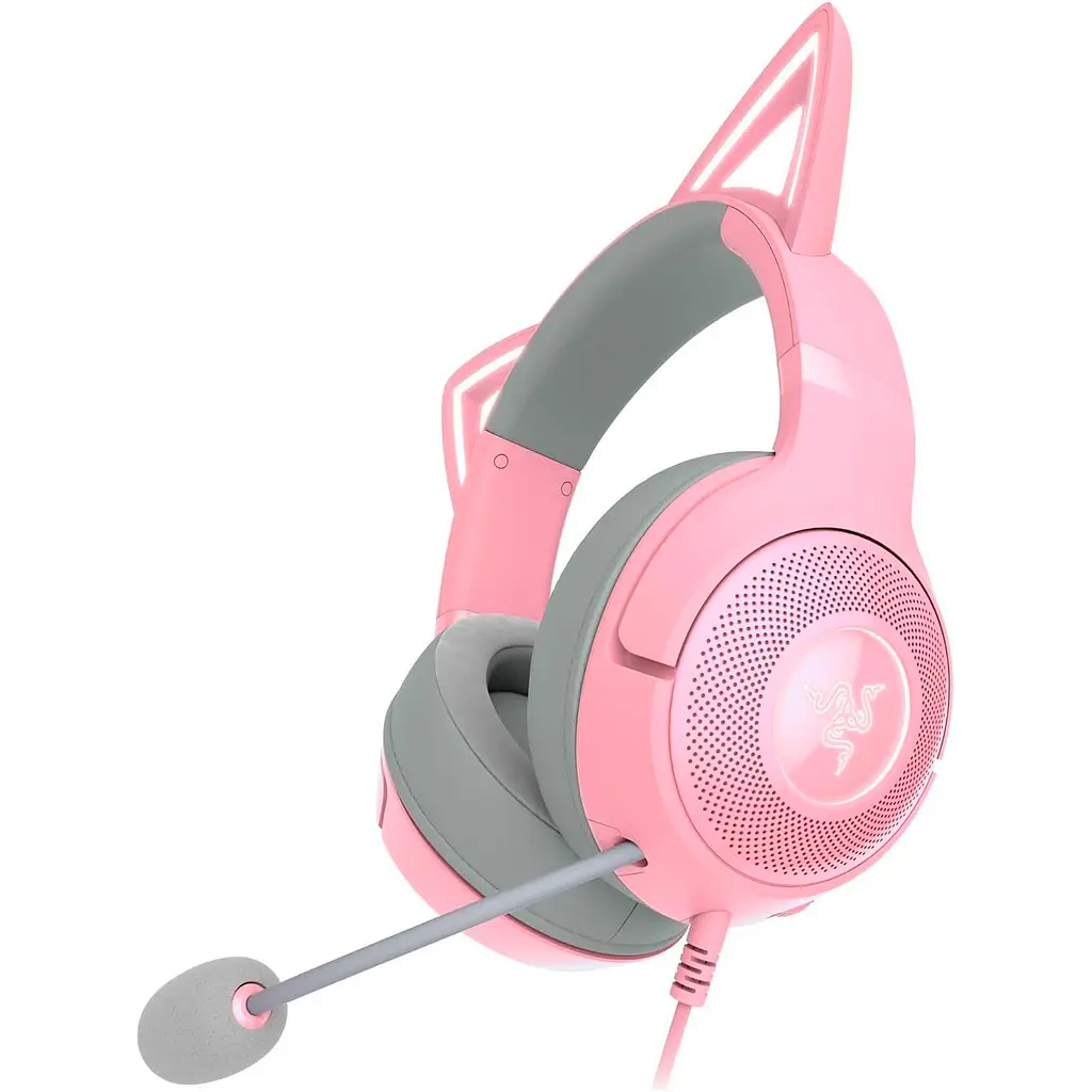 Ігрові навушники Razer Kraken Kitty V2 Quartz (RZ04-04730200-R3M1) [123946] - фото 2