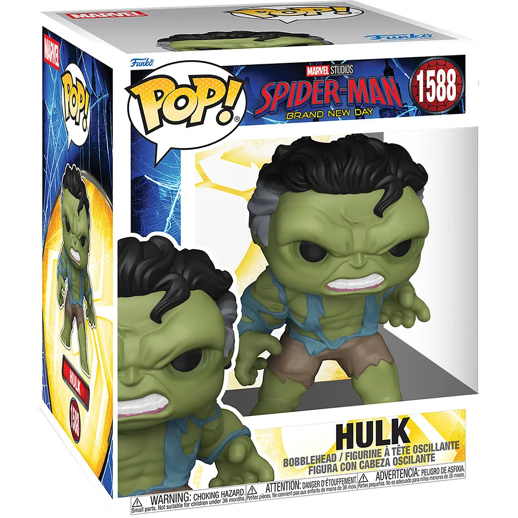 Ігрова фігурка Funko Pop серії Людина-павук: Абсолютно новий день - Халк 15 см (83965) - фото 2