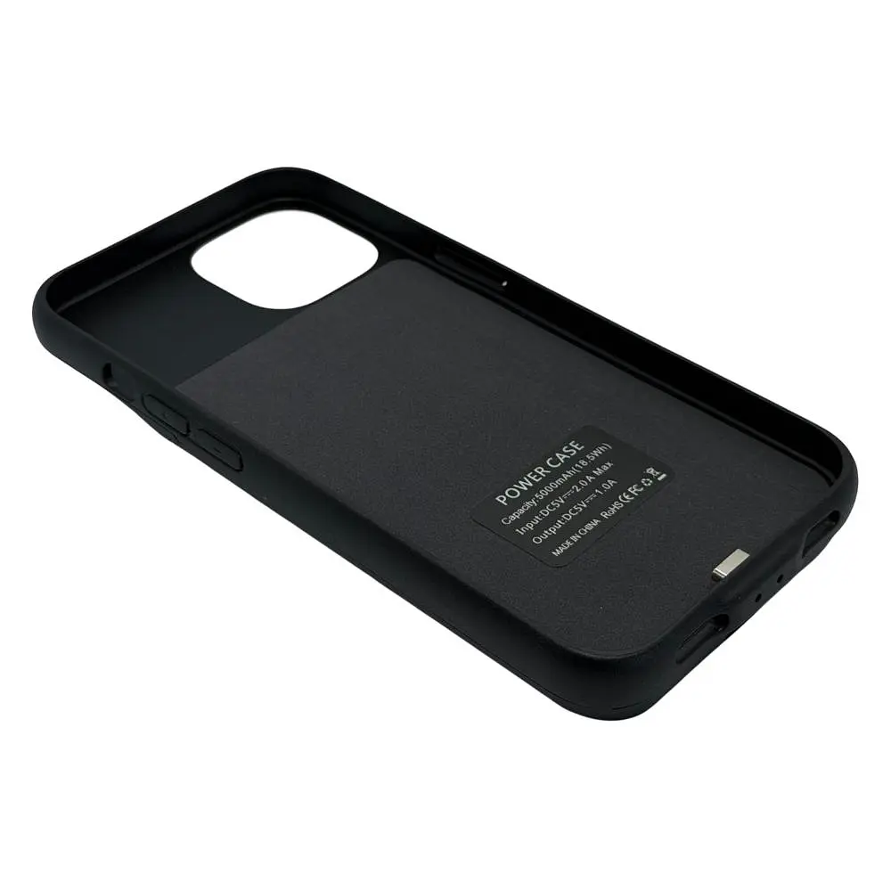 Чохол-акумулятор XON PowerCase для iPhone 15 5000 mAh Чорний (PCBS1115150B 4715) - фото 5