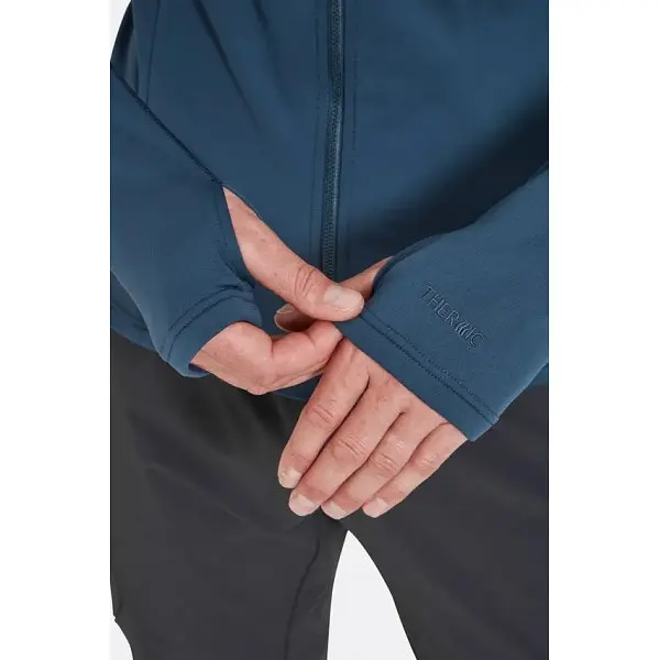 Флисовая кофта Rab Superflux Hoody Blue L (1033-RB QFG-13-TMB-LRG) - фото 3