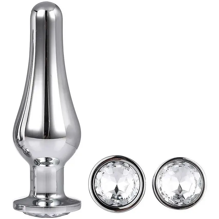 Набор анальных пробок конической формы DreamToys DT21874 Gleaming Love Pleasure Set Silver - фото 4
