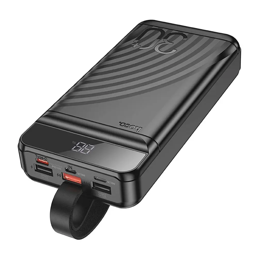 Універсальна мобільна батарея Hoco J123B Element 30000 mAh Black (35153_3345053) - фото 5