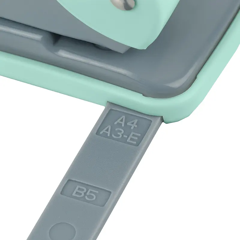 Діркопробивач Axent Welle-2 Pastelini з пластиковим верхом 20 аркушів м'ятний (3820-18-A) - фото 3