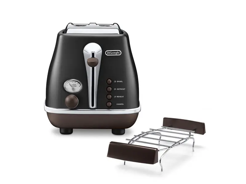 Тостер Delonghi CTOV 2103.BK - фото 2