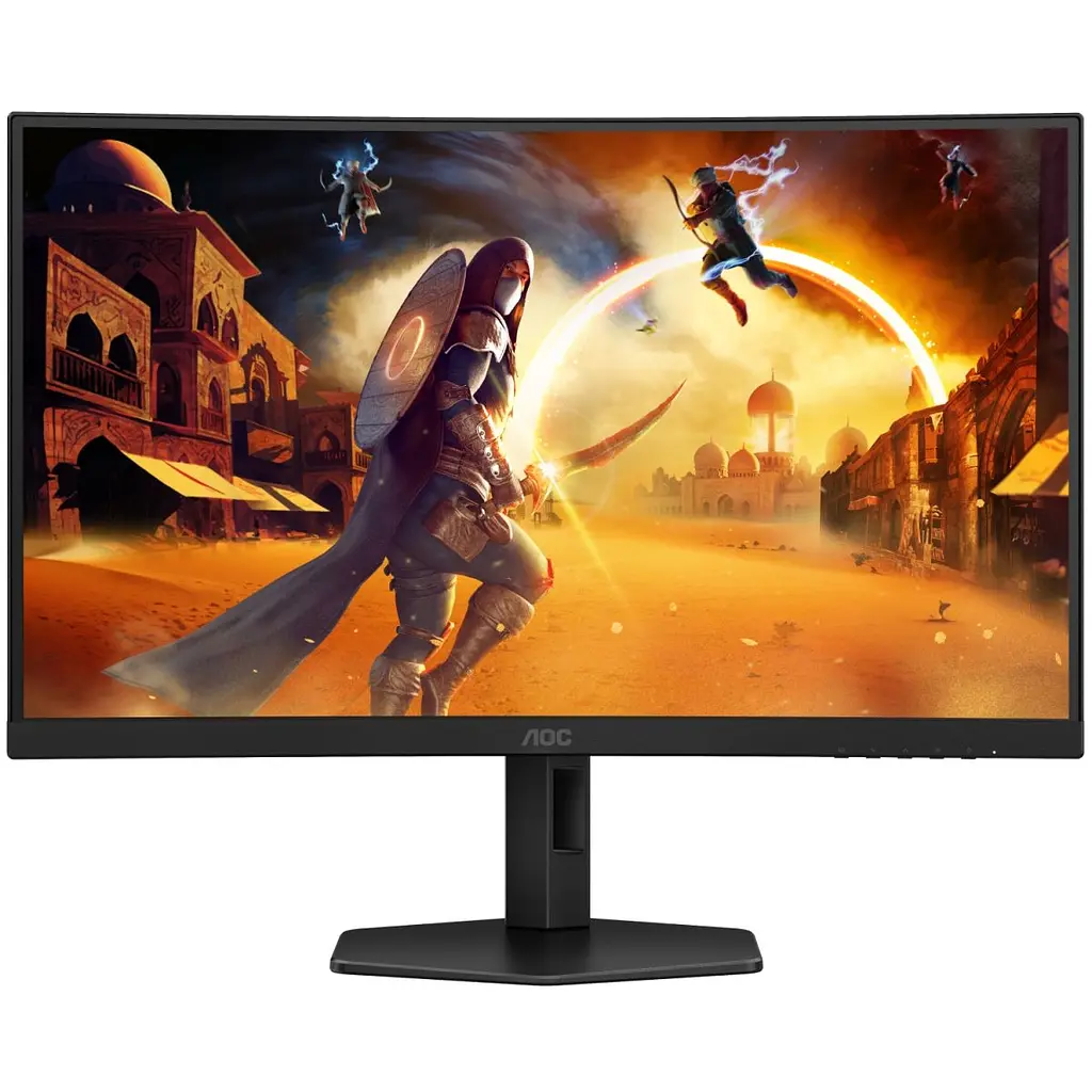 Монітор TFT 27" AOC C27G4ZXU, Fast VA, вигнутий, 280Hz, 2xHDMI, DP, USB-hub, HAS, колонки, чорний (C27G4ZXU) - фото 9