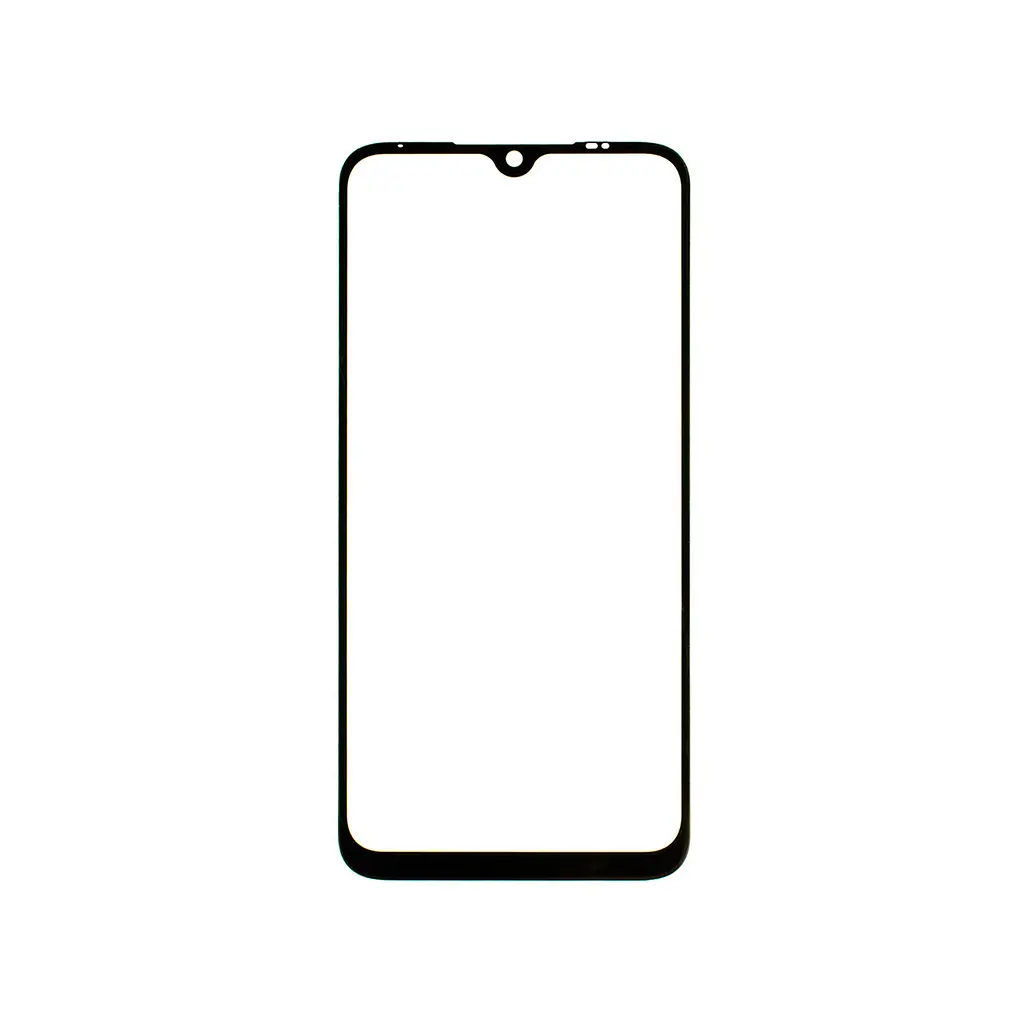 Скло корпусу з рамкою для Xiaomi Redmi Note 8 Pro чорний - фото 2