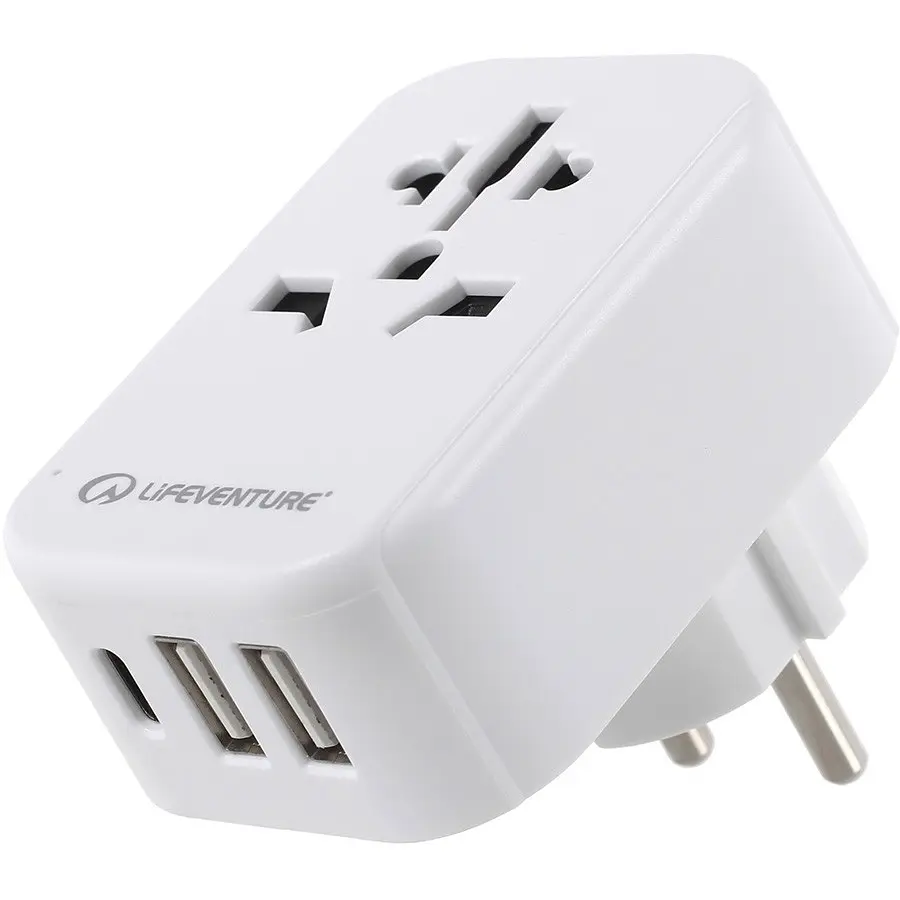 Адаптер Lifeventure European Travel Adaptor USB - фото 4