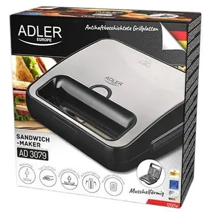 Сэндвичница Adler AD 3079 - фото 7