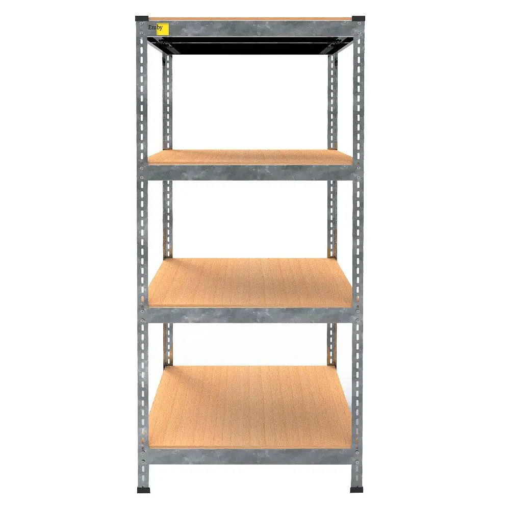 Металевий стелаж Emby Light Series (розмір 1500х900x600мм) 4 полиці ДСП до 100кг Оцинкований - фото 2