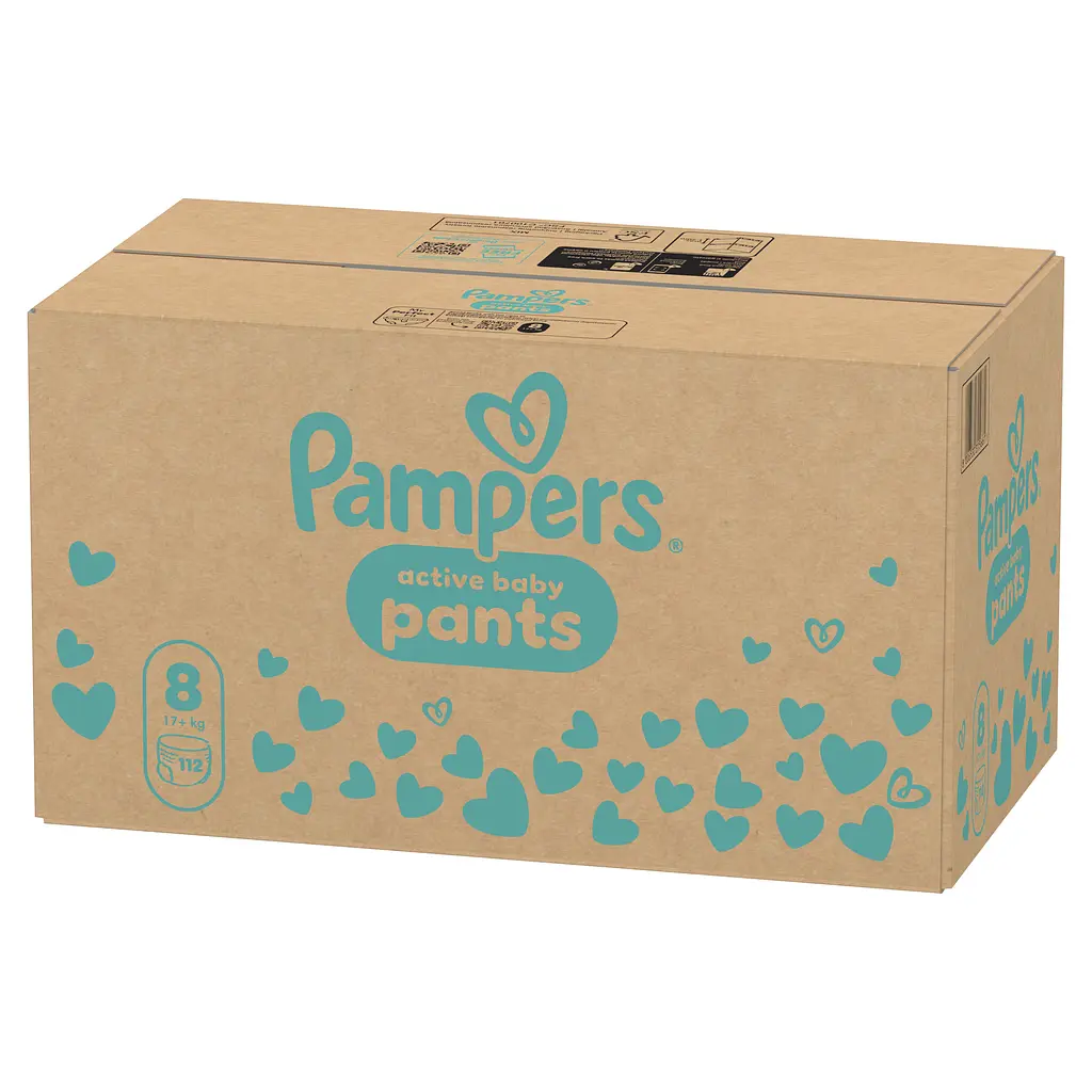 Набір підгузки-трусики Pampers Active Baby Pants Розмір 8 (17+ кг) 112 шт. - фото 2