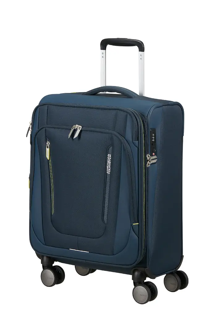Валіза 55 См American Tourister WANDERLITE DARK NAVY 55x40x23(25) MJ6*41004 - фото 5