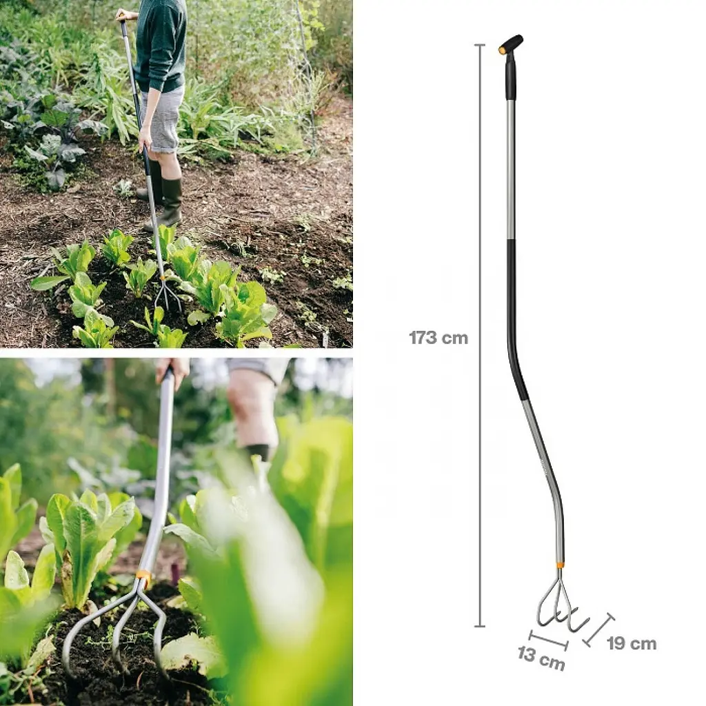 Культиватор Fiskars Ergonomic з S-подібною ручкою (1076978) - фото 2