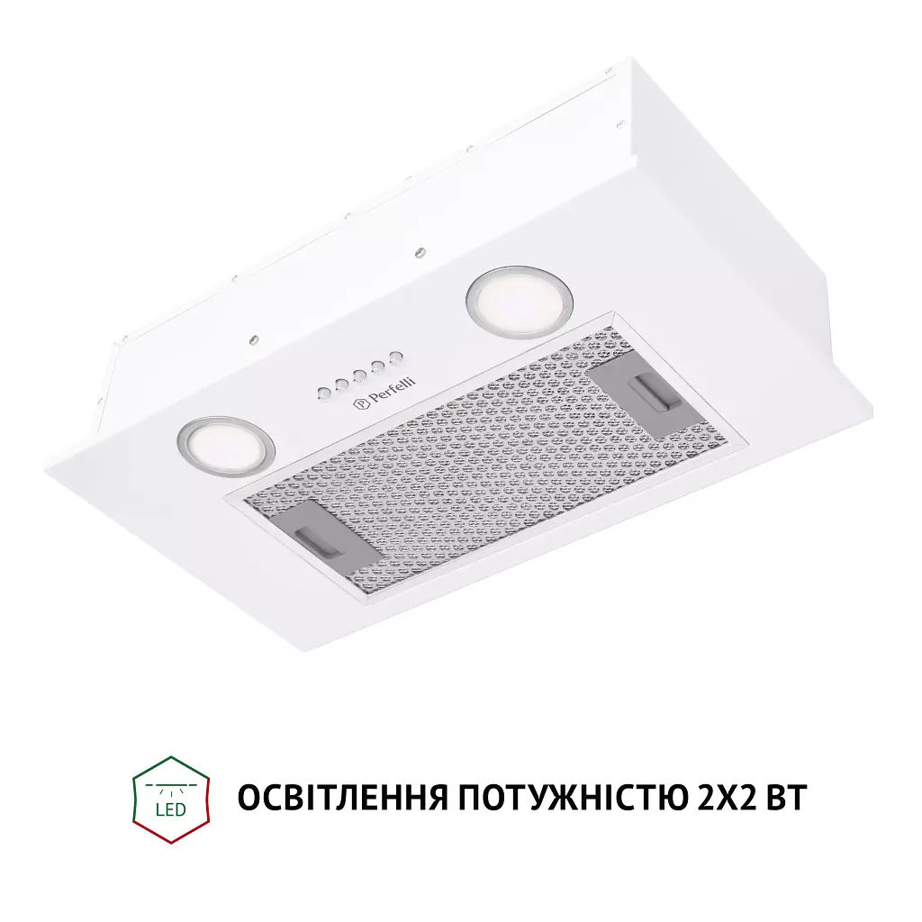 Витяжка повновбудована Perfelli BI 5252 WH 700 LED - фото 5