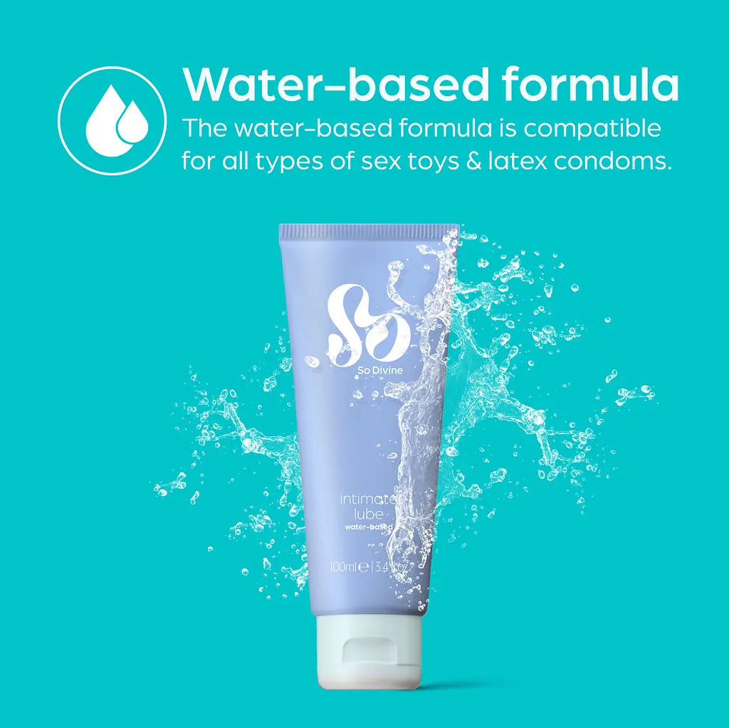 Лубрикант на водній основі So Divine Water-based Lubricant , 100 мл - фото 6