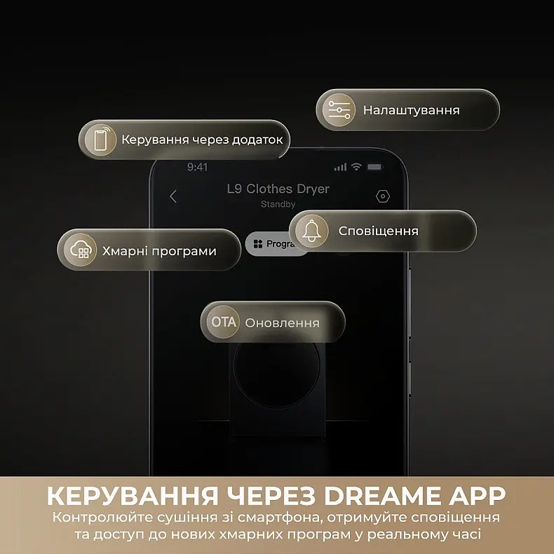 Сушильна машина Dreame L9 (DWD09L90TA) - фото 4
