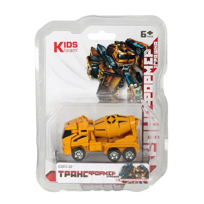 Дитяча іграшка трансформер "Бетонозмішувач" Kids Team E2013-02 - фото 4