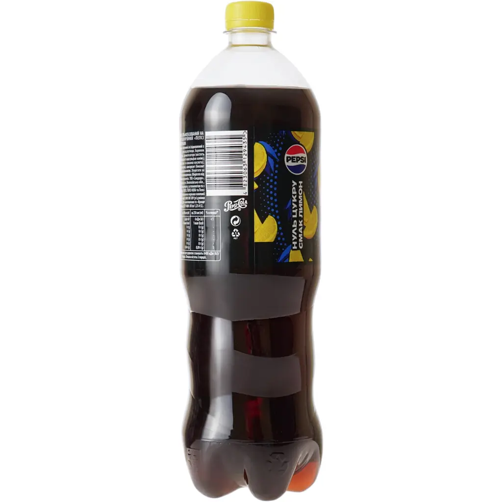 Напій Pepsi Лимон безалкогольний сильногазований безкалорійний на ароматизаторах 1.25 л - фото 3