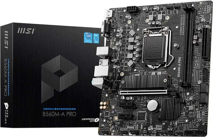 Материнська плата MSI B560M-A PRO LGA 1200 (B560M-A PRO) Б/В - фото 2