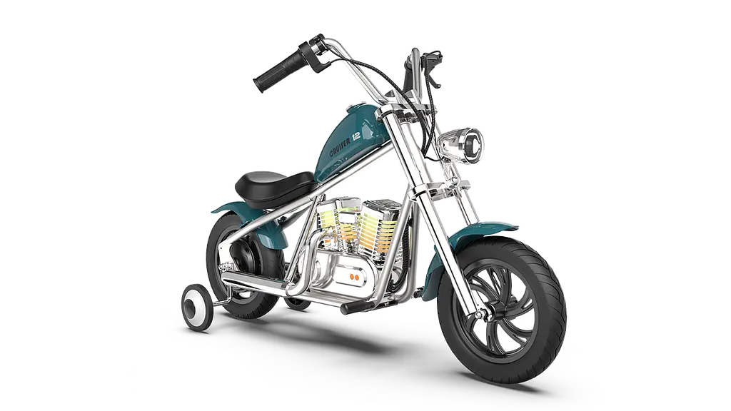 Детский электромотоцикл Hyper GoGo Cruiser 12 Plus с приложением 24 В, Navy (6975606872211) - фото 6