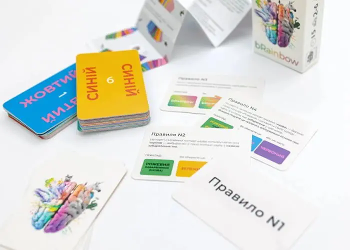 Настольная игра Fun Games Shop bRainbow (укр.) (FGS64) - фото 5