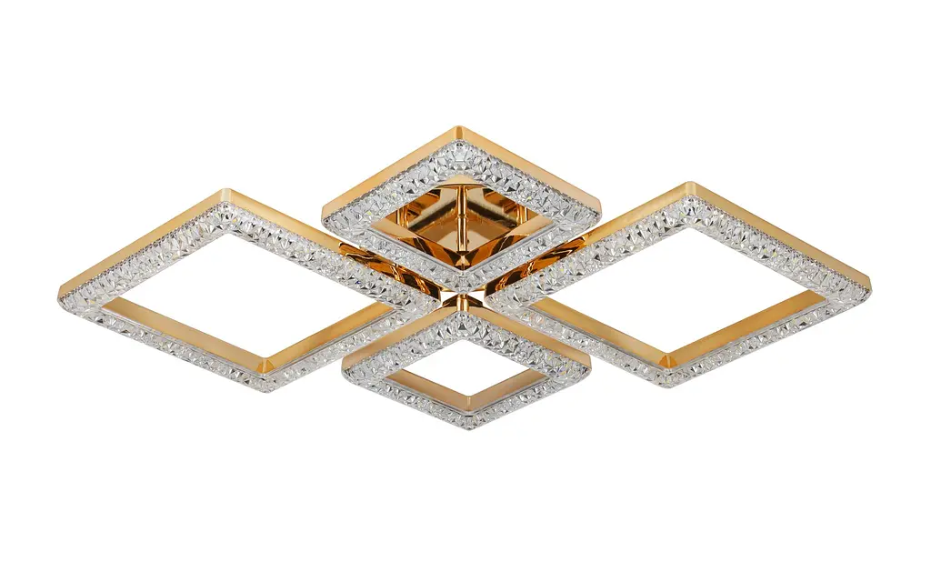 Люстра светодиодная акриловая Sirius 2726/2+2 GD 50W x 2 - фото 2