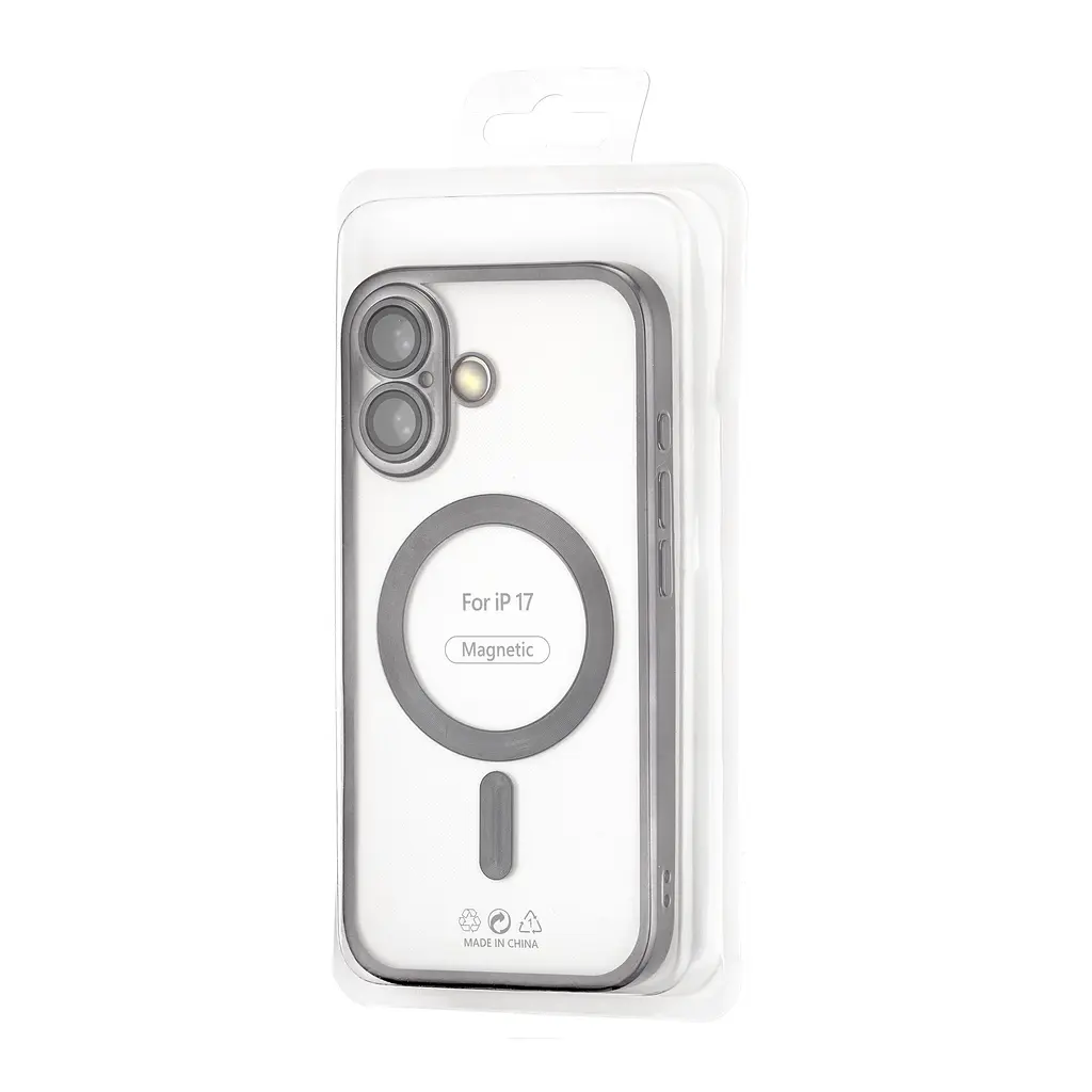 Чохол Ductil Metallic Edge with MagSafe (Protected Camera & Lens) iPhone 17 Black - фото 2