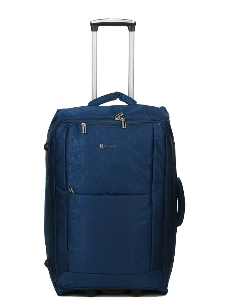 Валіза Середня+ (M+) тканинна на 2 колесах Airtex 525 Queluz 68x40x22см 60л Синій - фото 2