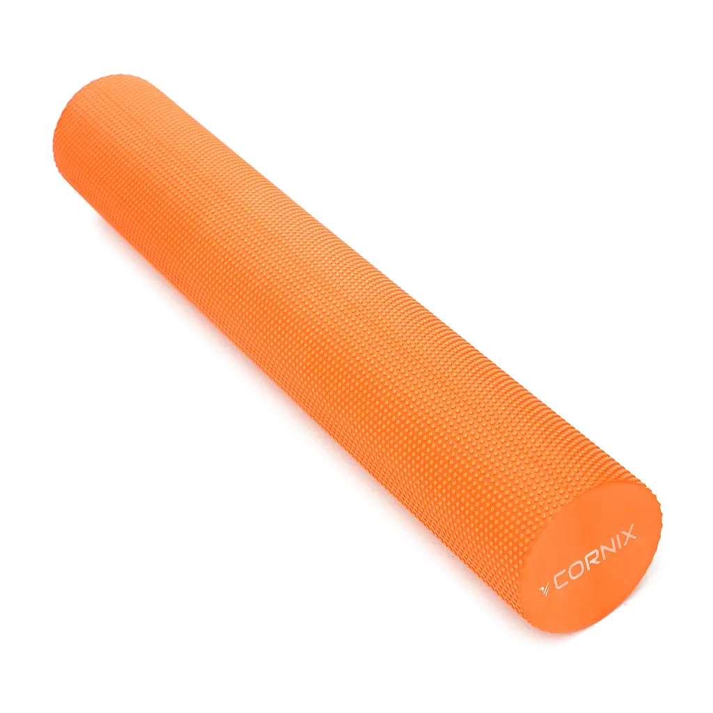 Масажний ролик Cornix EVA+ 90 x 15 см (валик, ролер) XR-0312 Orange - фото 3