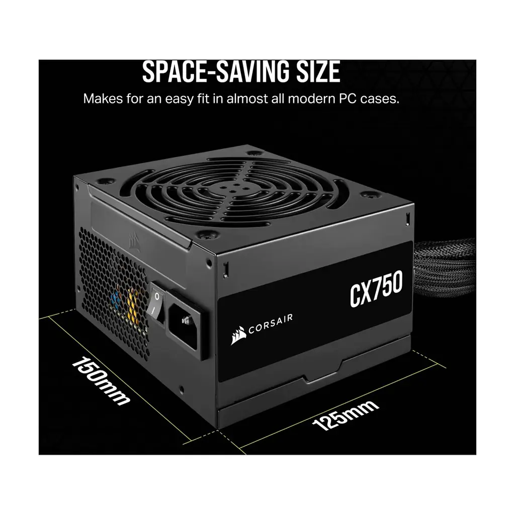 Блок живлення Corsair 750W CX750 (CP-9020279-EU) - фото 9