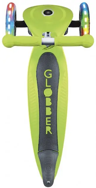 Самокат Globber Primo Foldable Lights LED зелений (432-106-2) - фото 5