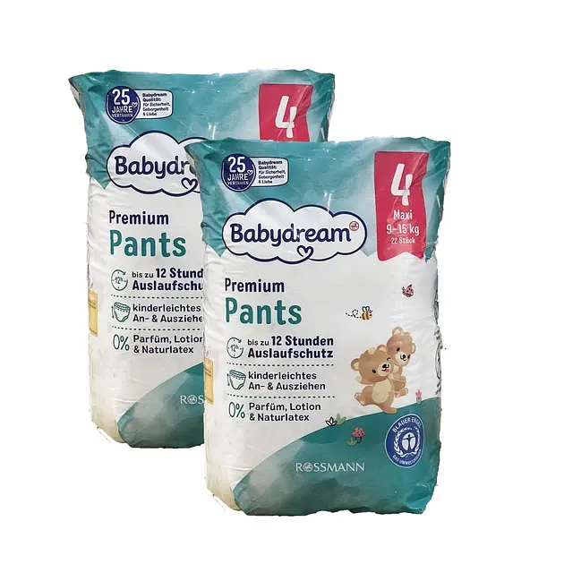 Підгузки-трусики Babydream Premium 4 розміру, 9-15 кг, 44 шт