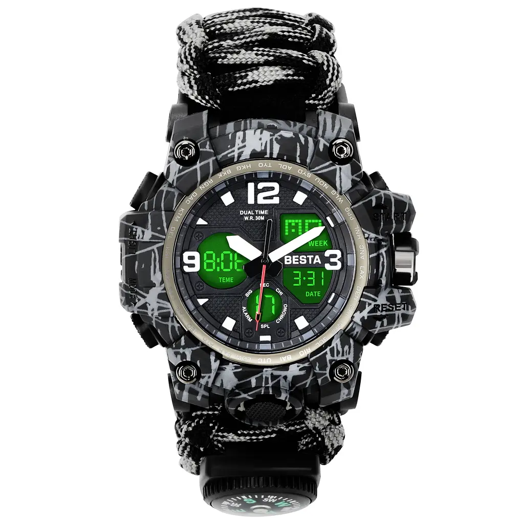 Годинник Besta Life Pro Grey з компасом - фото 2