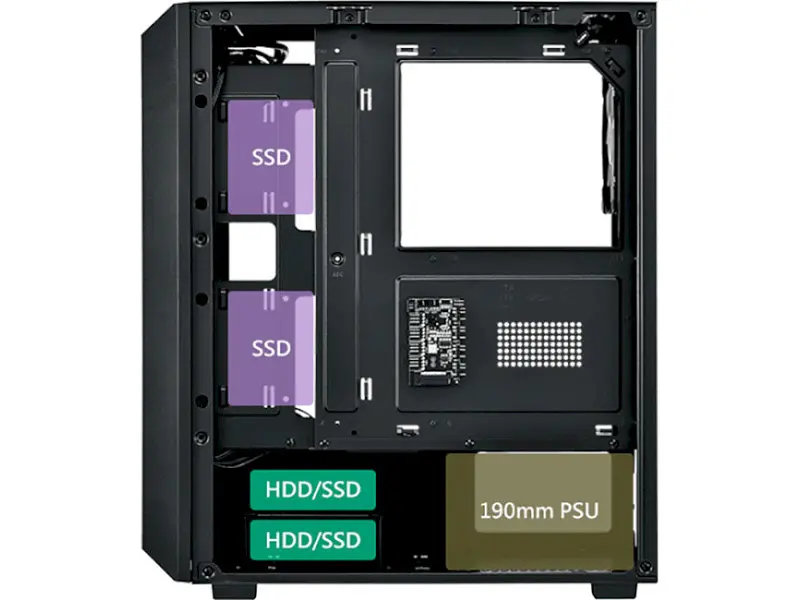 Корпус FSP CMT218AB Black - фото 6