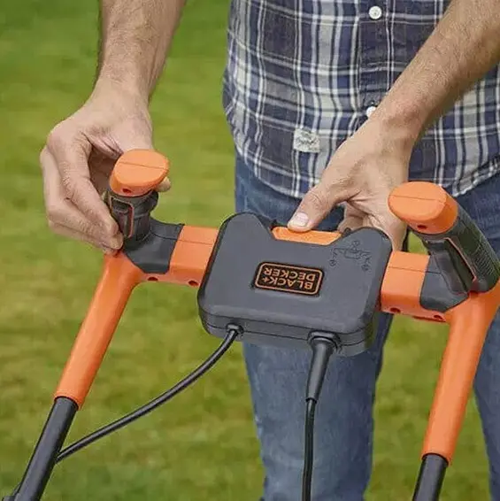 Газонокосарка електрична Black+Decker BEMW481BH - фото 6
