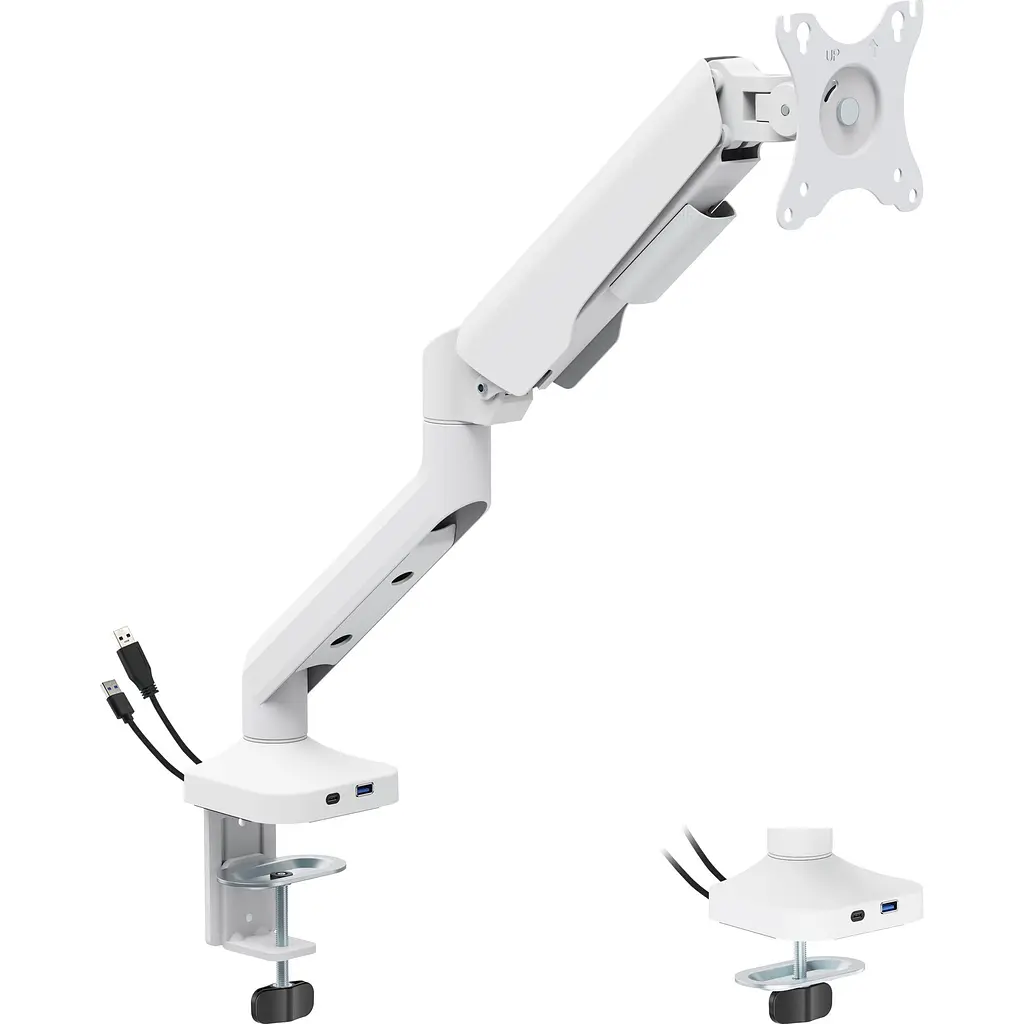 Настільне кріплення для монітора OfficePro MA451W 17-40` White [140162] - фото 4