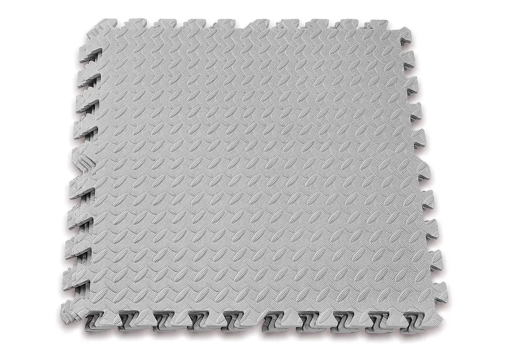 Мат-пазл EasyFit SwallowTail EVA 120х120х1 см татами ластівчин хвіст Сірий (EF-1950-GY)