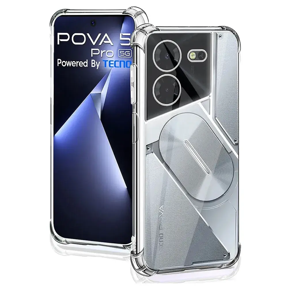 Панель BeCover Anti-Shock для Tecno POVA 5 Pro 5G (LH8n) Clear (711780) - фото 2