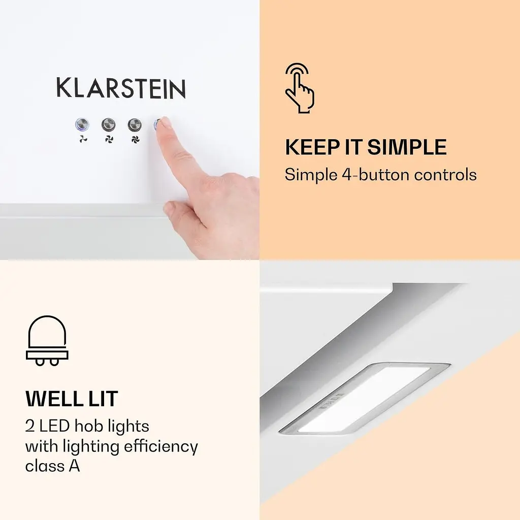 Острівна витяжка Klarstein Chandelier (10035975) - фото 3