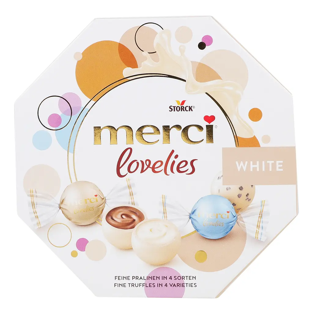 Цукерки Merci Lovelies White 185 г - фото 2