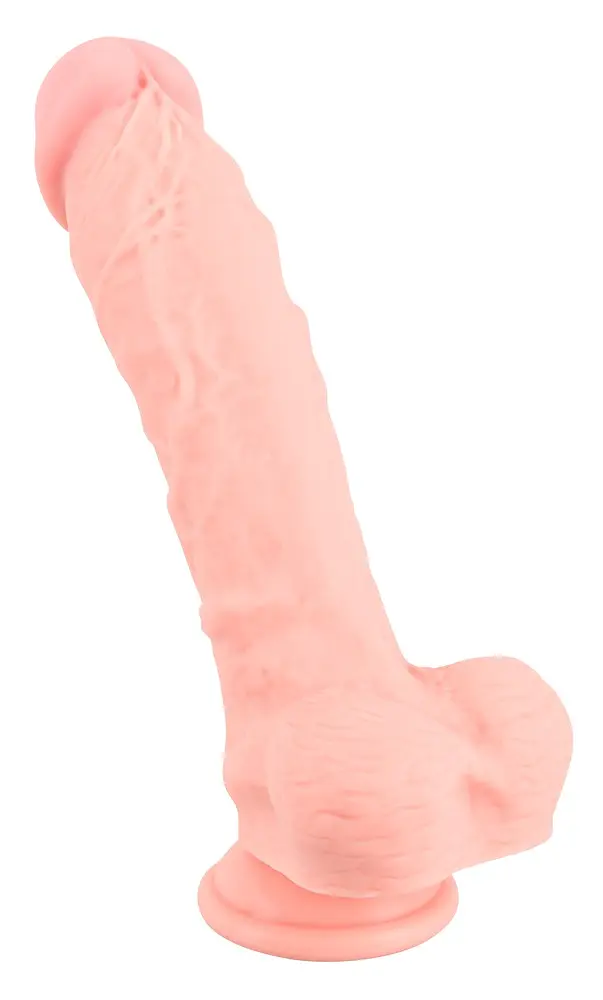 Реалістичний фалоімітатор Medical Silicone Dildo з мошонкою - фото 3