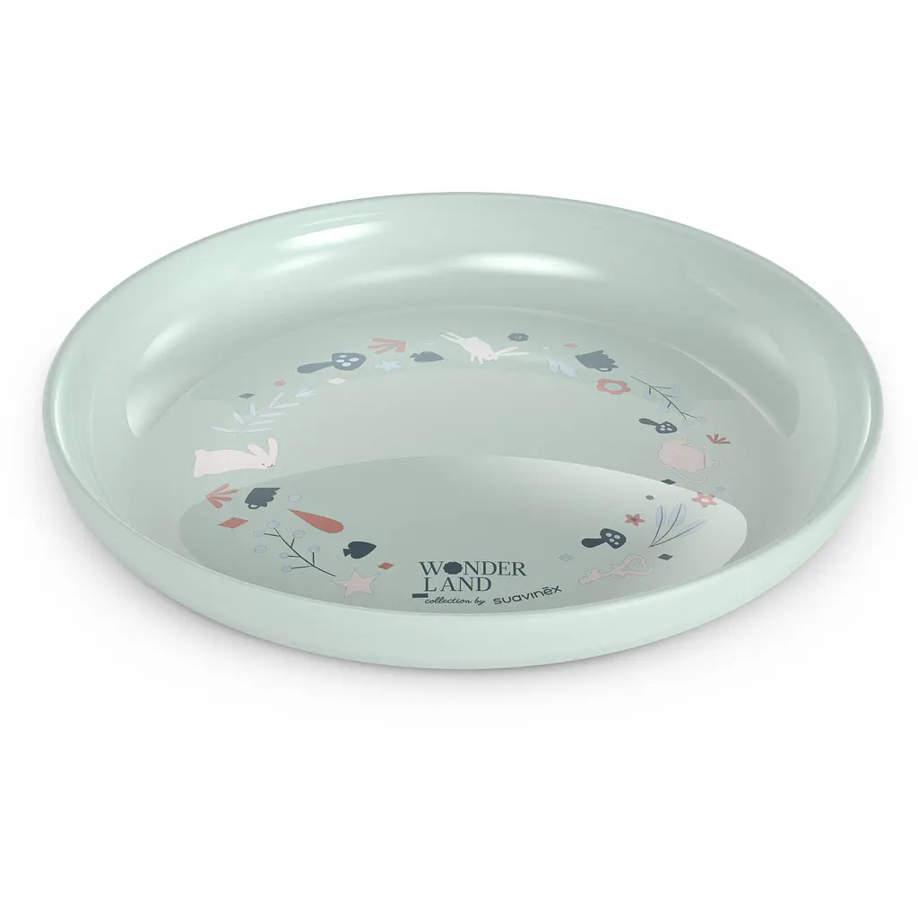 Набір посуду для годування Suavinex Wonderland +6 місяців світло-зелений (308807) - фото 6