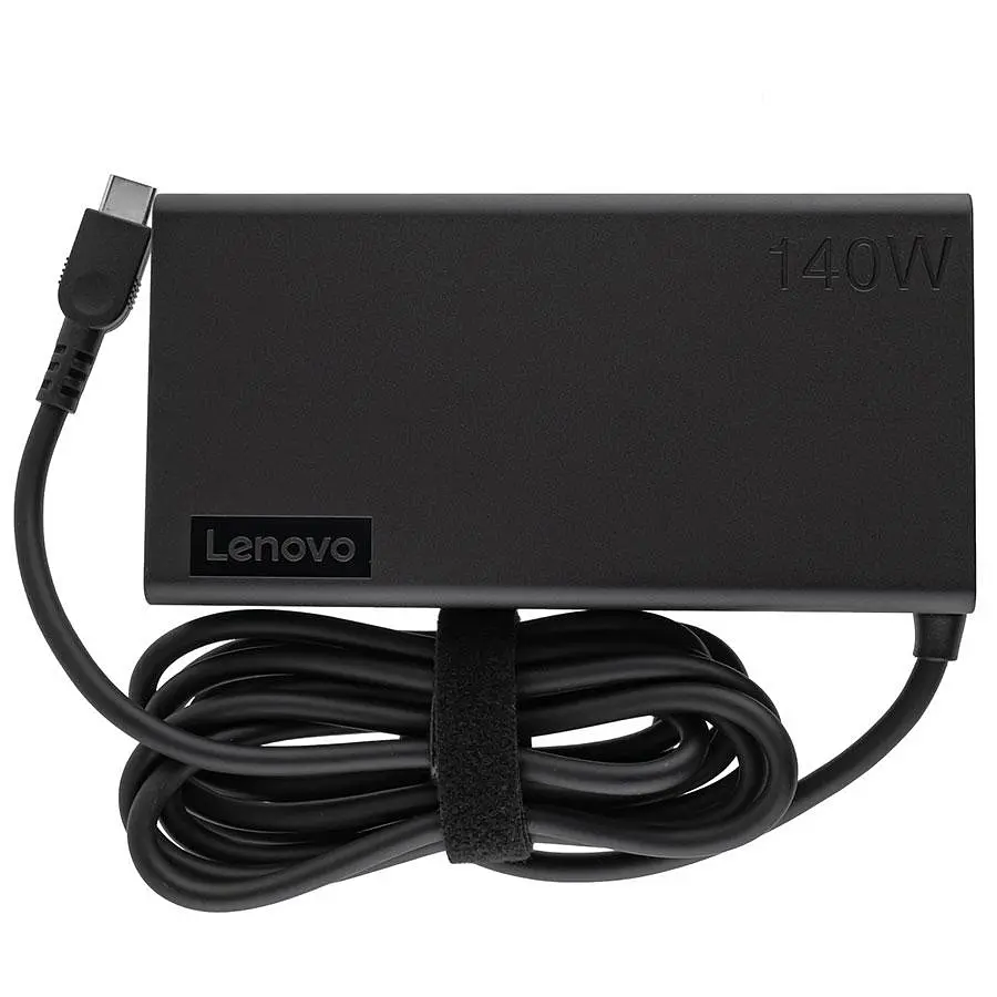 Блок живлення для ноутбука LENOVO TYPE-C 140W Чорний RECTANGULAR - фото 2