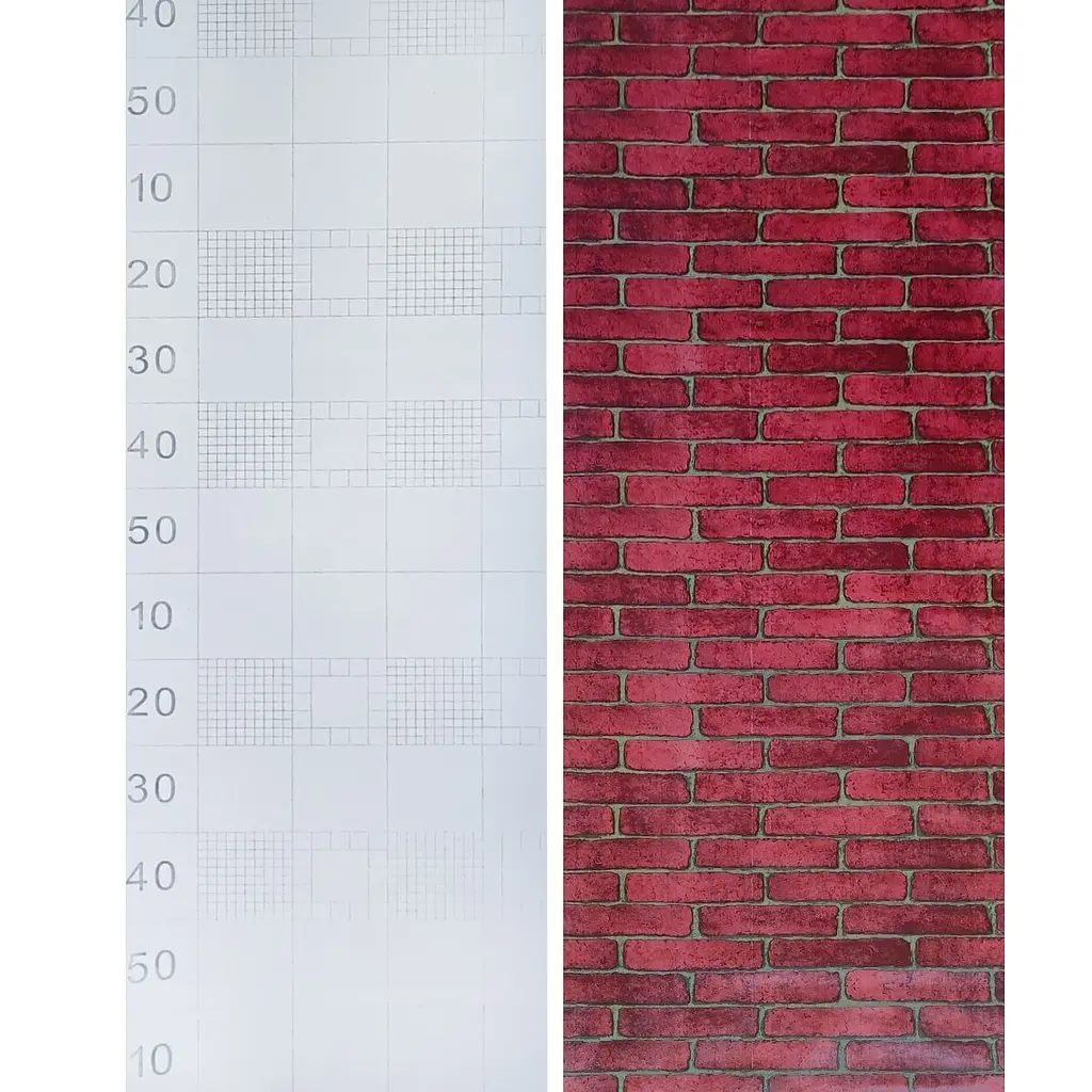 Самоклеюча плівка Sticker Wall SW-00001269 Червона цегла 0,45х10м - фото 2