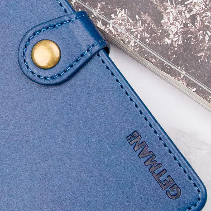 Чохол-книжка GETMAN Gallant Case для Redmi Note 13 Pro 4G/ Poco M6 Pro 4G/ Note 14S Blue [105396] - фото 5