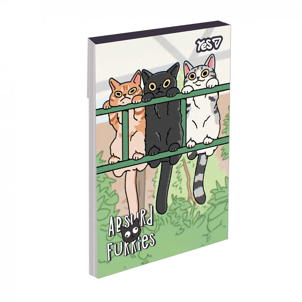 Блокнот Yes No Rulet Cuties А7 48 аркушів клітинка 1 шт. в асортименті (152575) - фото 5