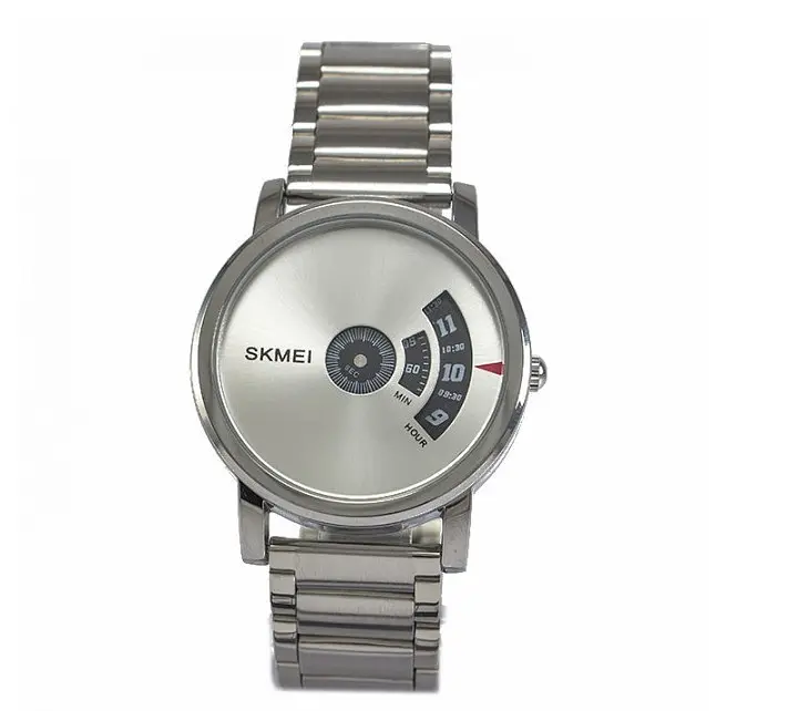 Мужские наручные часы Skmei 1260 all silver - фото 2