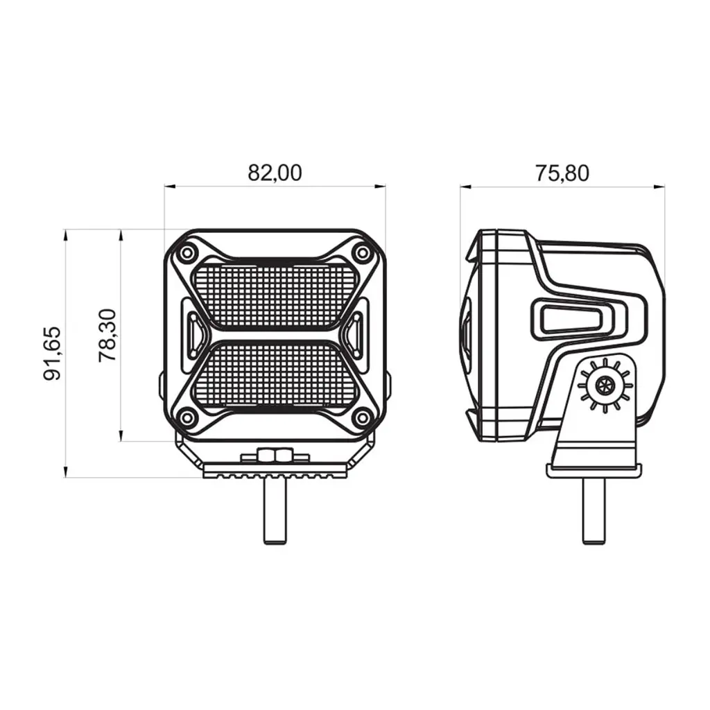 Cвітлодіодна фара WL-G7 mini 20W Premium Driving Decker (НФ-00001519) - фото 4