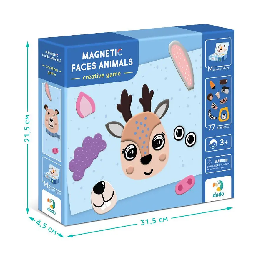 Гра на магнітах "Магнітні мордочки" DoDo Toys 200209 - фото 5