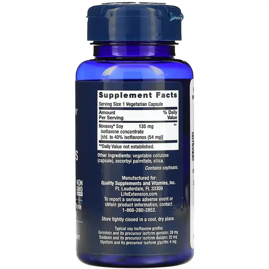 Соєві ізофлавони Life Extension Soy Isoflavones 30 веганських капсул - фото 2